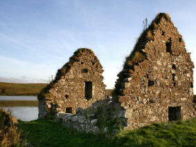 Reste von Finlaggan Castle