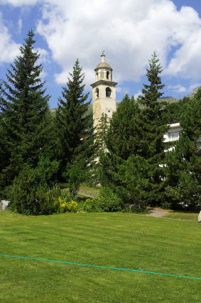 Der schiefe Turm von St. Moritz