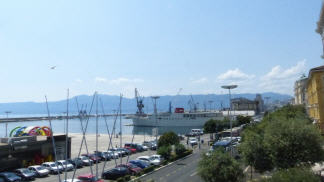 Der Hafen von Rijeka 